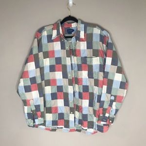 Vintage J.Crew patchwork button up